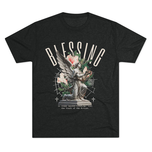 Blessing Unisex Tri-Blend Crew Tee - Divine Touch Design