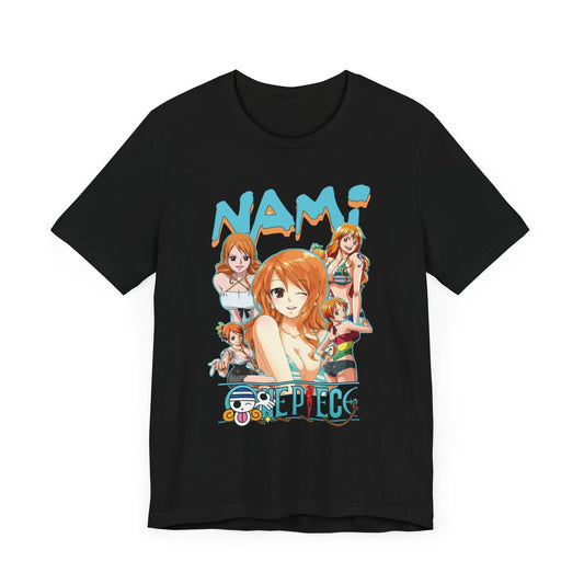 Anime Nami Short Sleeve Tee – Perfect for Fans and Casual Wear