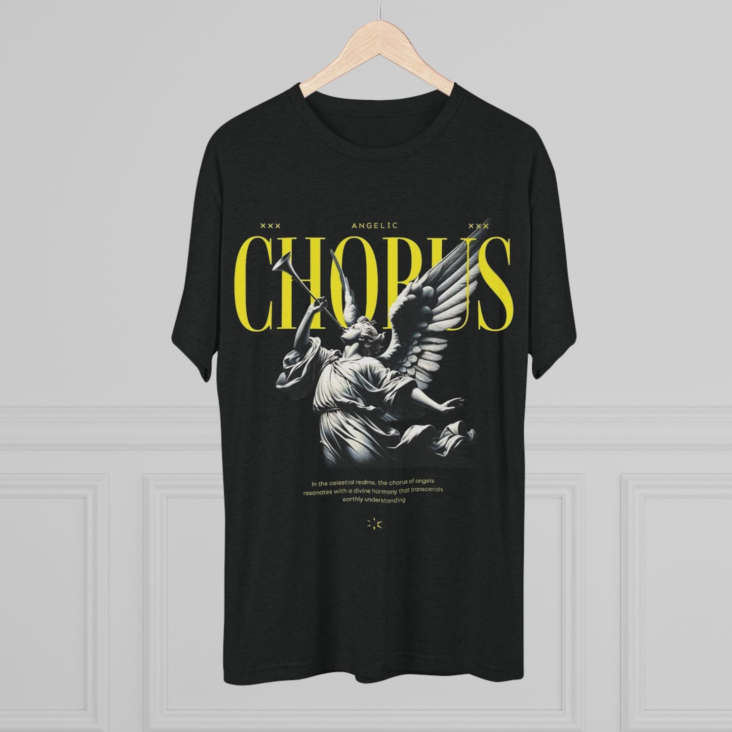 Angelic Chorus Unisex Tri-Blend Crew Tee - Spiritual Art T-Shirt