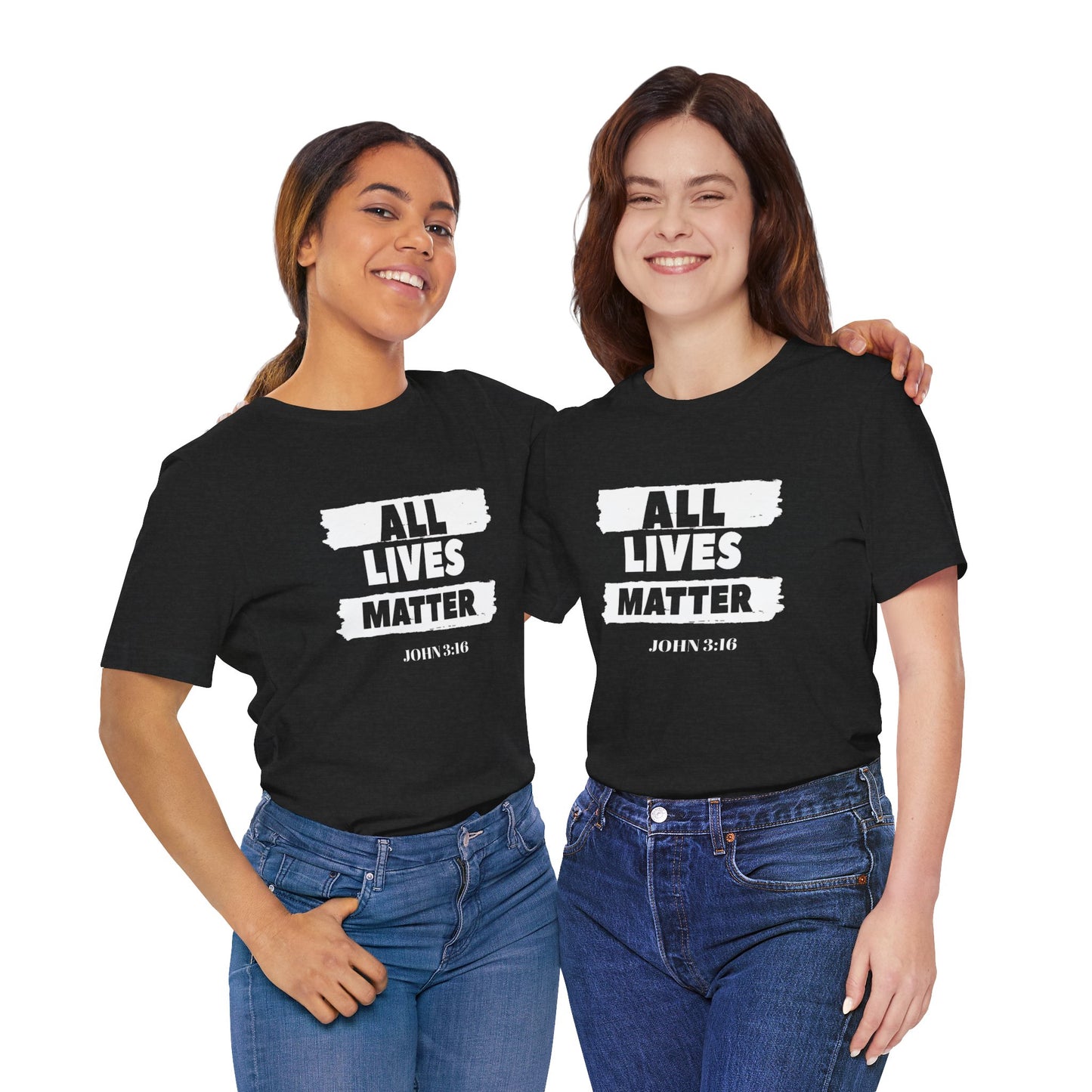 Unisex Jersey Tee - 'All Lives Matter' Statement Shirt