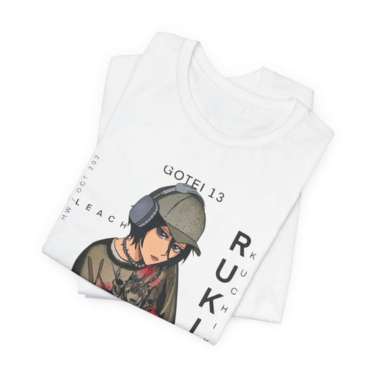 Anime Character Graphic Tee, Rukia Shirt, Casual Streetwear, Manga Fan Apparel, Gift for Anime Lovers
