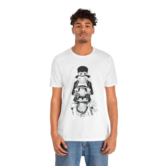 Cool Graphic Tee - Vintage Cartoon Trio Design