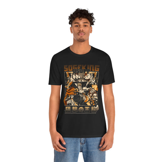 Unisex Jersey Short Sleeve Tee - 'Sorrying Unstoppable' Graphic Tee for Anime Lovers