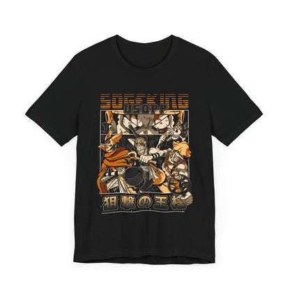 Unisex Jersey Short Sleeve Tee - 'Sorrying Unstoppable' Graphic Tee for Anime Lovers