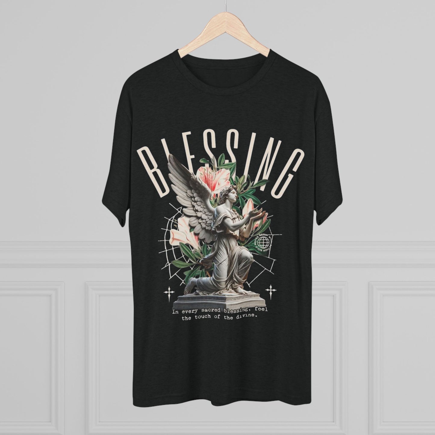 Blessing Unisex Tri-Blend Crew Tee - Divine Touch Design