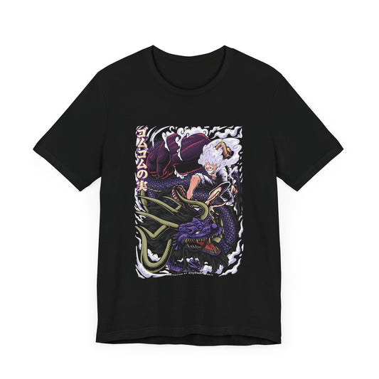 Anime-Inspired Unisex Jersey Tee - Graphic Short Sleeve T-Shirt