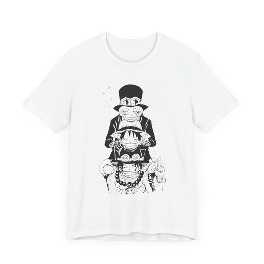 Cool Graphic Tee - Vintage Cartoon Trio Design
