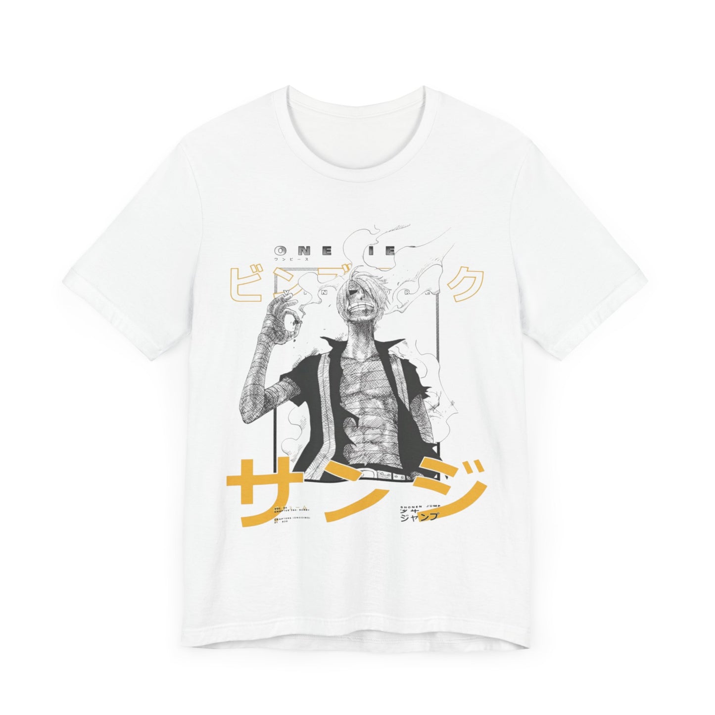 Anime-Inspired Unisex Jersey Short Sleeve Tee - Graphic T-Shirt with Sanz text
