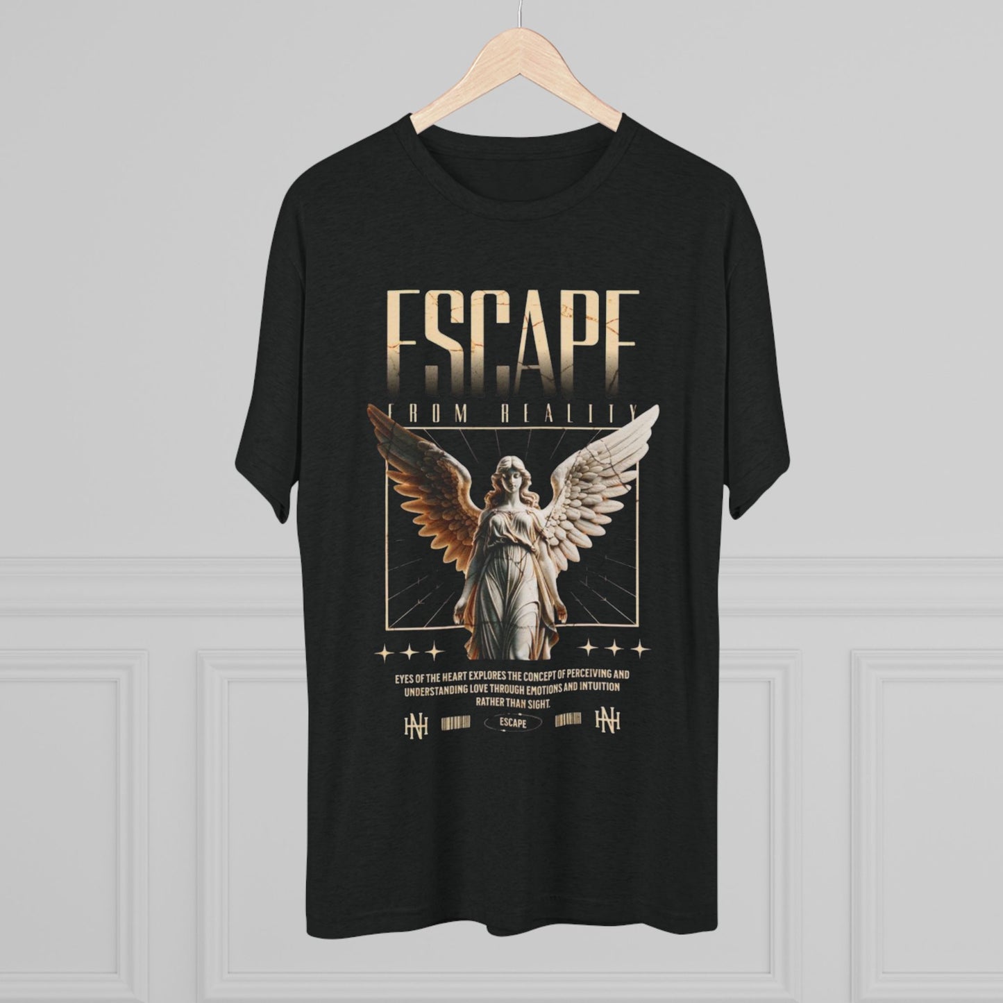 Escape from Reality Tri-Blend Crew Tee - Unisex Graphic T-Shirt for Dreamers
