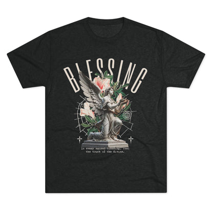 Blessing Unisex Tri-Blend Crew Tee - Divine Touch Design