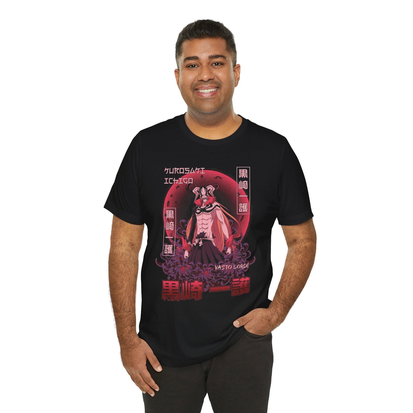 Anime-Inspired Unisex Tee, Bold Graphic Shirt, Cool Streetwear Top, Gift for Anime Lovers, Casual Wear for Conventions
