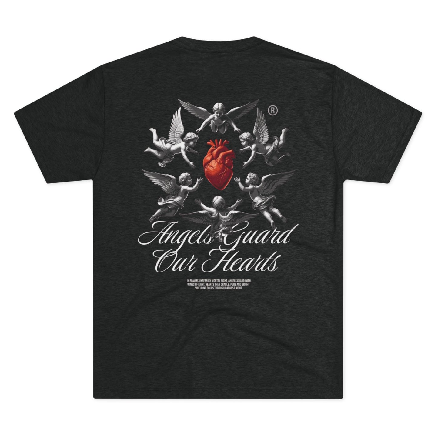 Angels Guard Our Hearts Unisex Tri-Blend Crew Tee - Casual Comfort for Everyday Wear