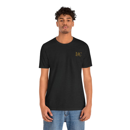 Unisex Jersey Short Sleeve Tee - Jesus Saves Lion Graphic Tee