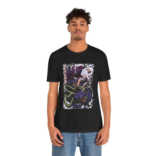 Anime-Inspired Unisex Jersey Tee - Graphic Short Sleeve T-Shirt