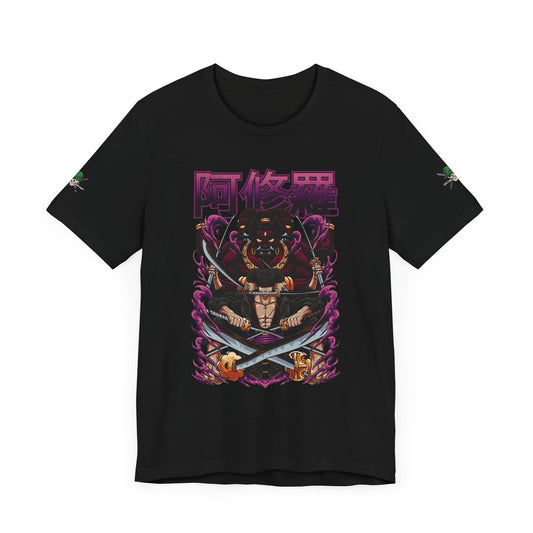 Bold Graphic Unisex Tee - Samurai Warrior Design