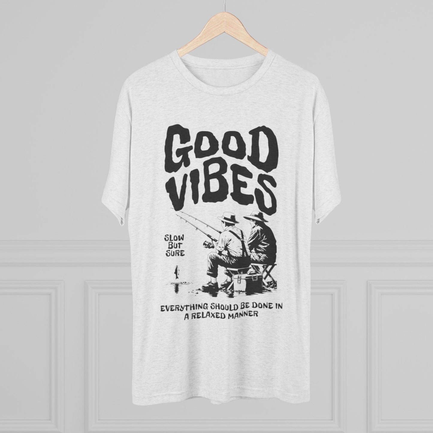 Good Vibes Unisex Tri-Blend Crew Tee - Relaxed Style for Easy Living