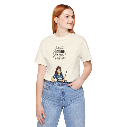 I Brew Coffee Unisex Tee - Fun Retro Graphic Shirt for Coffee Lovers
