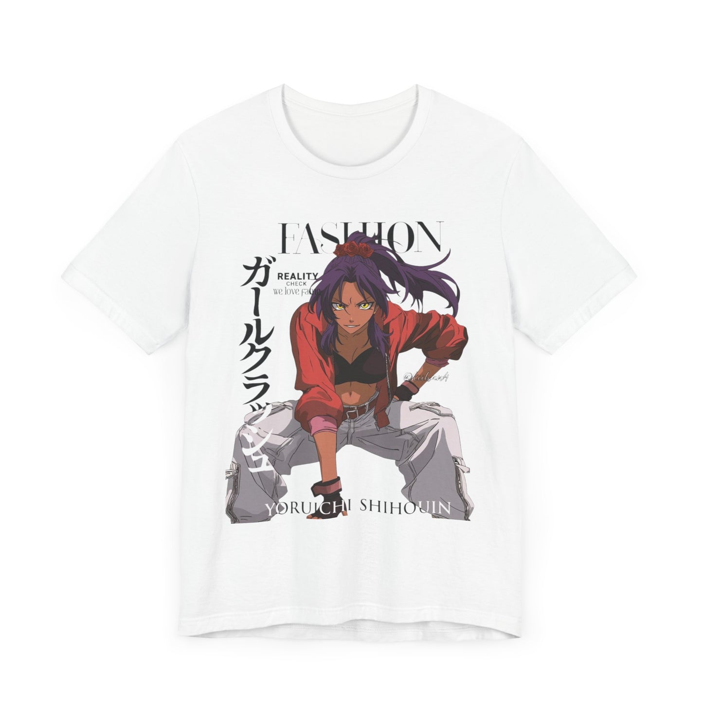 Stylish Anime-Inspired Tee, Unisex Jersey Short Sleeve Tee, Casual Wear, Gift for Fans, Fashion Statement, Graphic Tee, Anime Merch