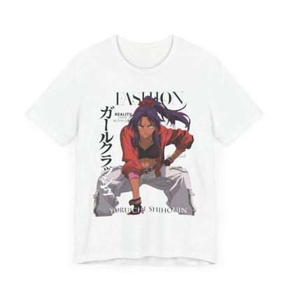 Stylish Anime-Inspired Tee, Unisex Jersey Short Sleeve Tee, Casual Wear, Gift for Fans, Fashion Statement, Graphic Tee, Anime Merch