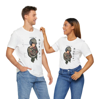 Anime Character Graphic Tee, Rukia Shirt, Casual Streetwear, Manga Fan Apparel, Gift for Anime Lovers