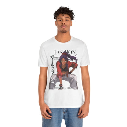 Stylish Anime-Inspired Tee, Unisex Jersey Short Sleeve Tee, Casual Wear, Gift for Fans, Fashion Statement, Graphic Tee, Anime Merch