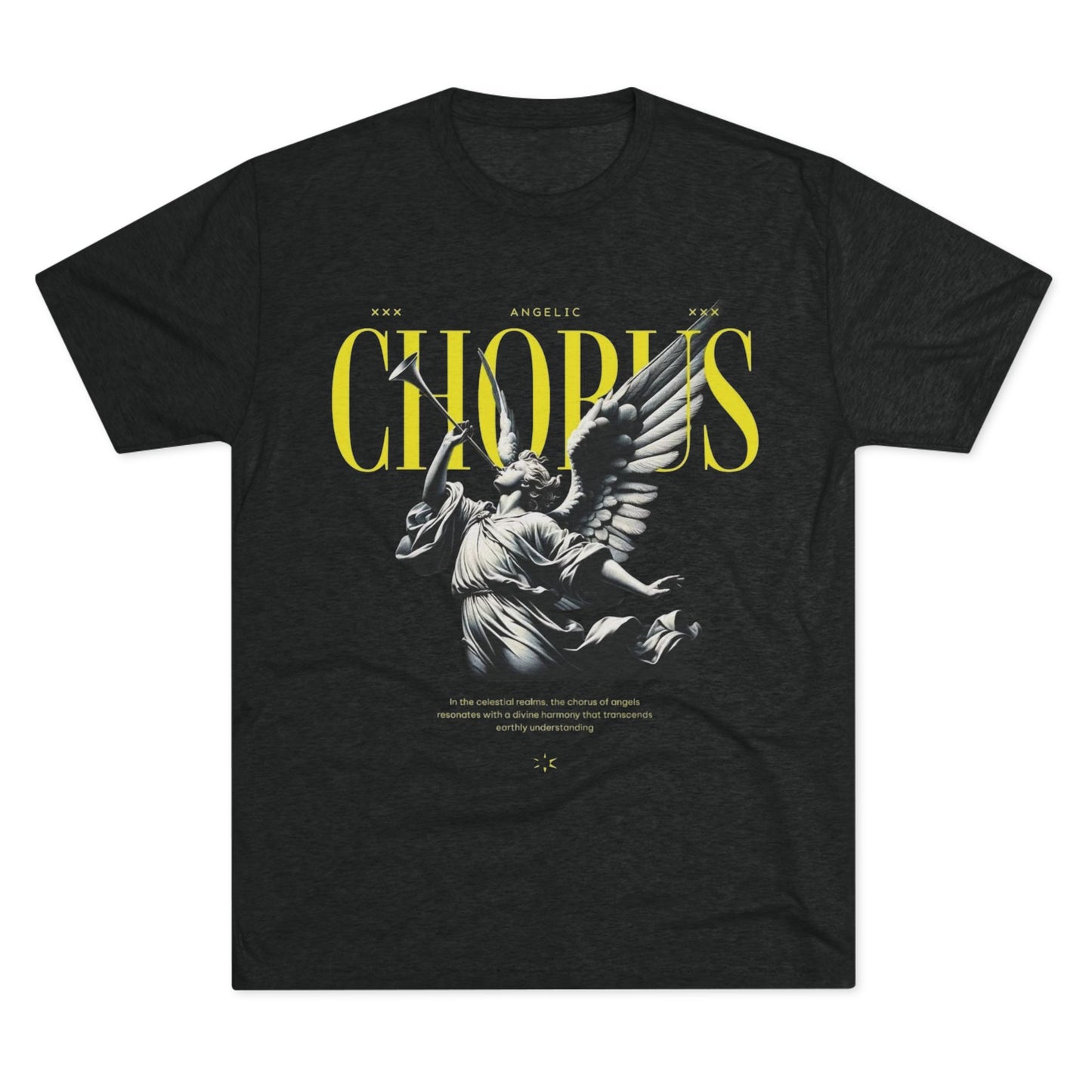 Angelic Chorus Unisex Tri-Blend Crew Tee - Spiritual Art T-Shirt