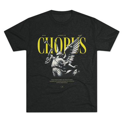 Angelic Chorus Unisex Tri-Blend Crew Tee - Spiritual Art T-Shirt