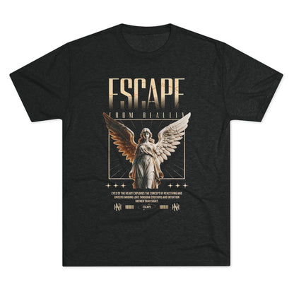 Escape from Reality Tri-Blend Crew Tee - Unisex Graphic T-Shirt for Dreamers