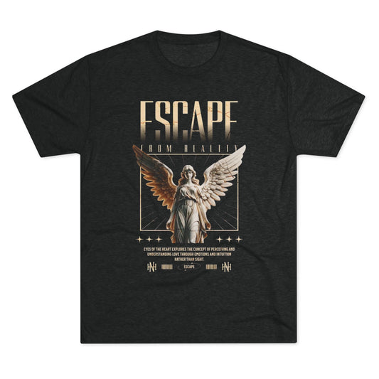Escape from Reality Tri-Blend Crew Tee - Unisex Graphic T-Shirt for Dreamers
