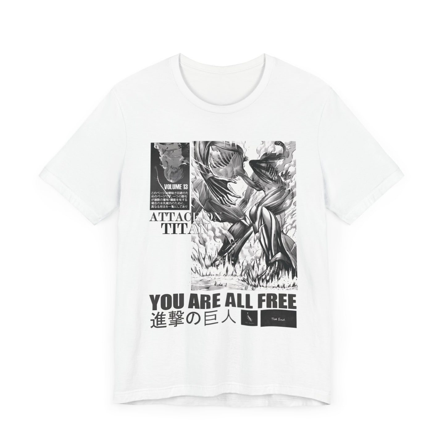 Vintage Graphic Tee, You Are All Free T-Shirt, Anime Fan Gift, Unisex Casual Wear, Retro Style Top, Perfect for Everyday or Special [...]
