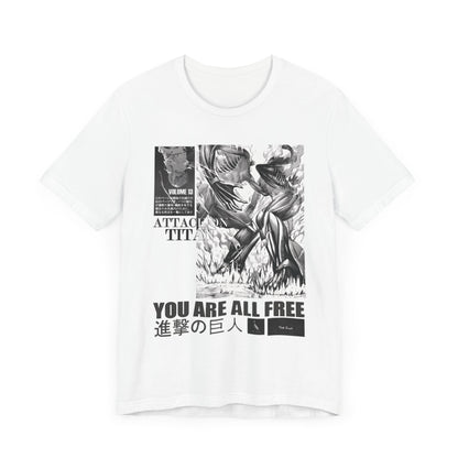 Vintage Graphic Tee, You Are All Free T-Shirt, Anime Fan Gift, Unisex Casual Wear, Retro Style Top, Perfect for Everyday or Special [...]