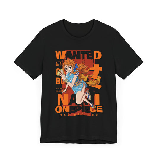Anime-Inspired Wanted Nami Tee for Fans