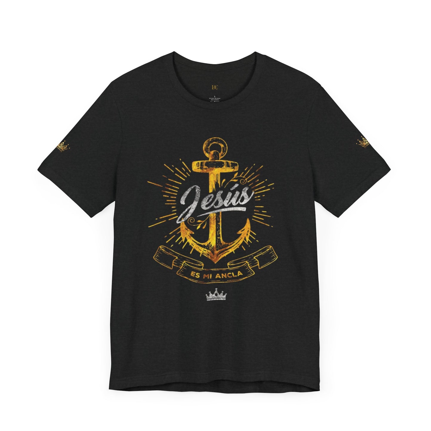 Jesus Anchor Unisex Jersey Tee - Inspirational Faith Shirt