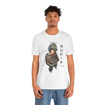 Anime Character Graphic Tee, Rukia Shirt, Casual Streetwear, Manga Fan Apparel, Gift for Anime Lovers