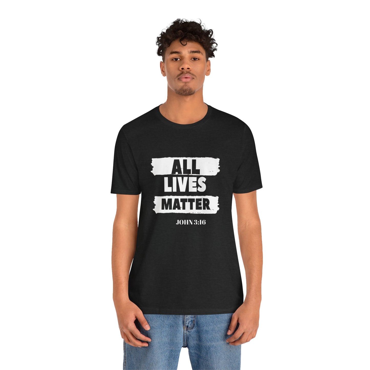 Unisex Jersey Tee - 'All Lives Matter' Statement Shirt