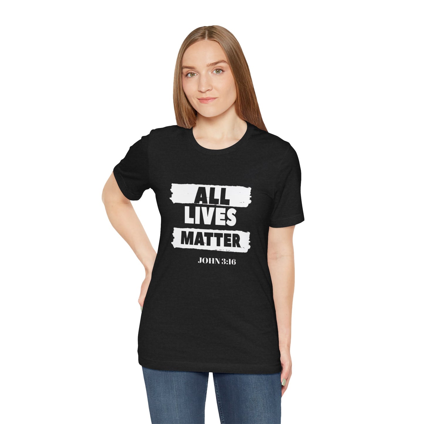 Unisex Jersey Tee - 'All Lives Matter' Statement Shirt