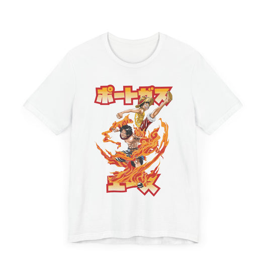 Anime-Inspired Unisex Jersey Tee - Bold Graphic Design